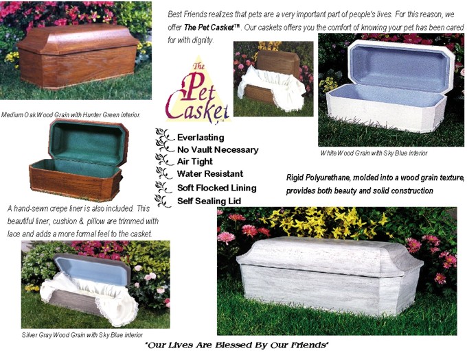 Private Pet Cremation Caskets